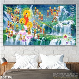 Tranh các vị Phật treo tường