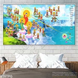 Tranh phật giáo trang trí treo tường