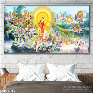 Tranh phật giáo trang trí đẹp