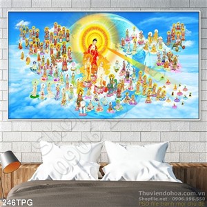 Tranh phật giáo treo tường đẹp