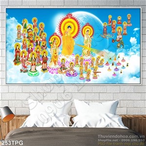 Tranh phật giáo trang trí treo tường