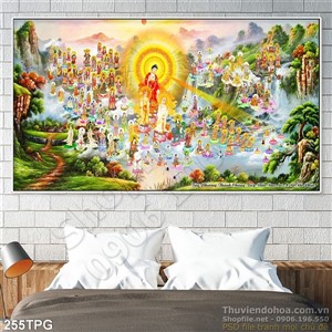 Tranh các vị Phật treo tường