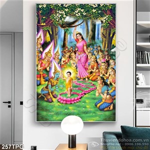 Tranh phật vườn lâm tỳ ni