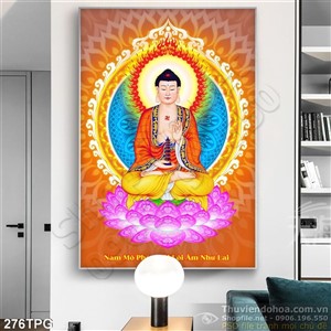 Tranh phật Tổ in lịch đẹp