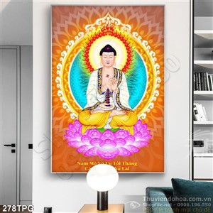 Tranh phật giáo in lịch đẹp
