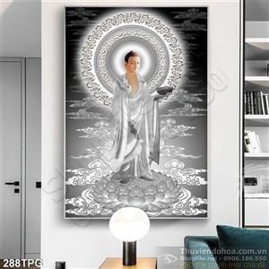 Tranh phật giáo trang trí tường đẹp