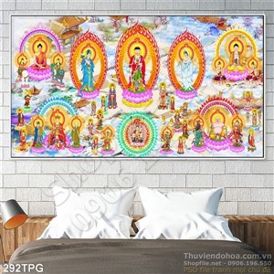 Tranh các vị Phật treo tường