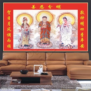 Tranh phật giáo in lịch tết