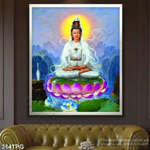 Tranh phật Quan Âm