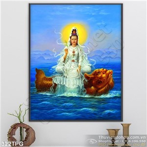 Tranh phật Quan Âm Bồ Tát