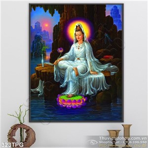 Tranh phật Quan Âm