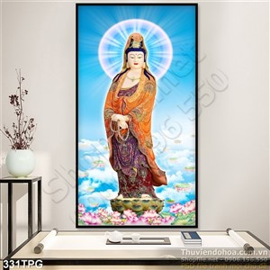 Tranh phật Quan Âm Bồ Tát