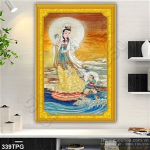 Tranh phật Quan Âm Bồ Tát