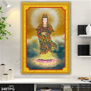 Tranh phật Quan Âm treo tường
