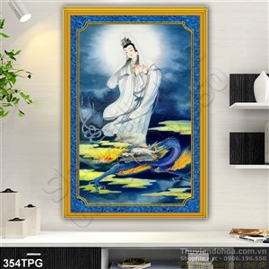 Tranh phật giáo Quan Âm