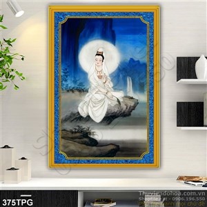 Tranh phật Quan Âm treo tường