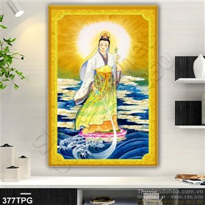Tranh phật Quan Âm Bồ Tát