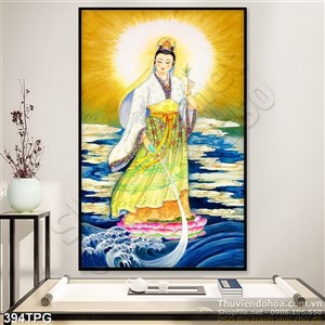 Tranh phật Quan Âm Bồ Tát treo tường