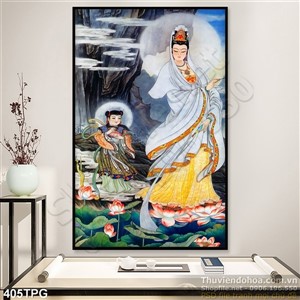 Tranh phật giáo in lịch treo tường