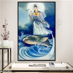 Tranh phật quan Âm trang trí
