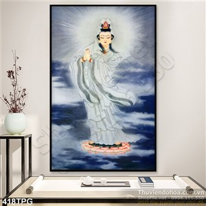 Tranh phật Quan Âm in lịch