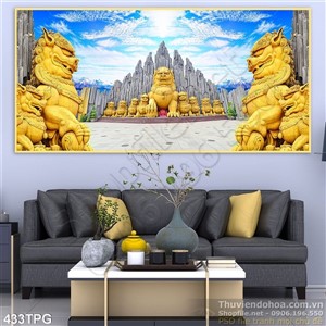 Tranh Tượng Phật treo tường