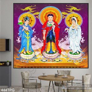 Tranh phật giáo dán tường đẹp