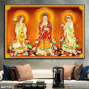 Tranh phật giáo dán tường đẹp