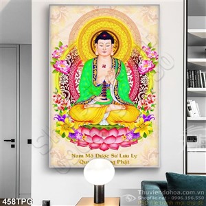 Tranh phật Tổ in lịch đẹp