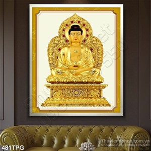 Tranh các tượng Phật treo tường