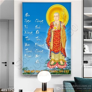 Tranh kinh Phật treo tường