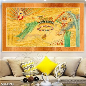 Tranh phật giáo trang trí tường đẹp