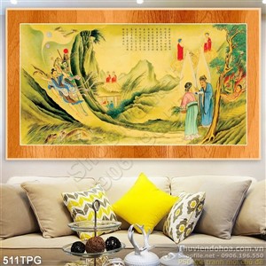 Tranh phật giáo thư pháp đẹp