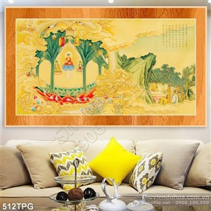 Tranh phật giáo nghệ thuật treo tường