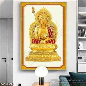Tranh phật giáo in lịch đẹp
