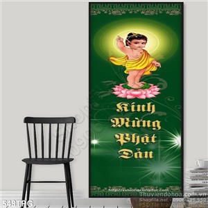 Tranh phật giáo mừng lễ phật Đản