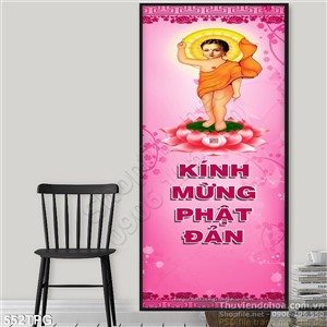 Tranh phật giáo mừng lễ phật Đản