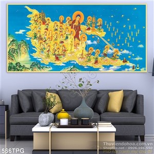 Tranh phật giáo trang trí treo tường đẹp