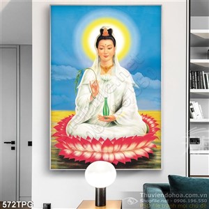 Tranh Quan Âm Bồ Tát đẹp