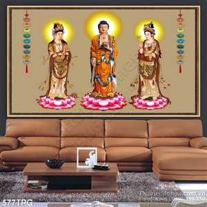 Tranh phật giáo thư pháp đẹp