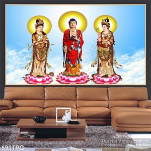 Tranh các tượng Phật treo tường đẹp