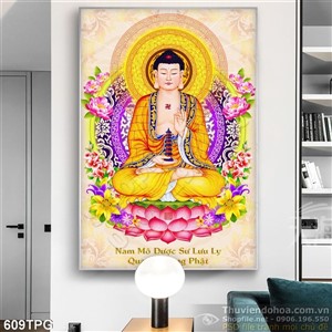 Tranh phật giáo in lịch đẹp