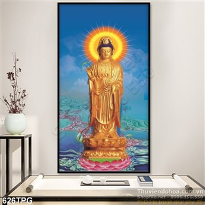 Tranh Phật Bà Quan Âm đẹp