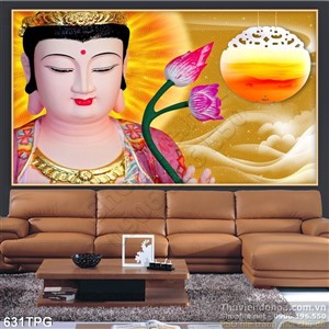 Tranh Phật Nam Mô Đại Bi Quán Thế Âm Bồ Tát