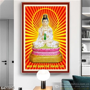 Tranh Phật Nam Mô Quan Thế Âm Bồ Tát