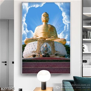 Tranh Phật in lịch treo tường độc đáo