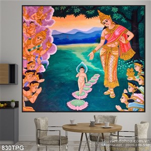 Tranh đại lễ Phật đản