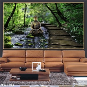 Tranh gạch 3D hình Phật