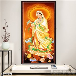 Tranh Bồ Tát trang trí tường