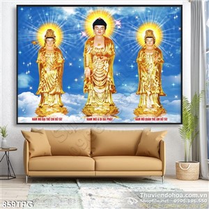 Tranh tượng Phật bằng đồng nghệ thuật